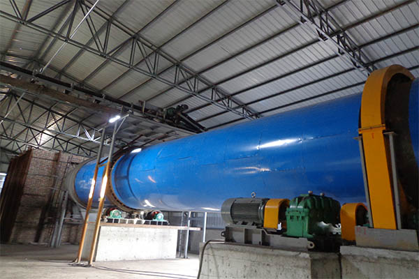 磷精礦烘干機運行工作原理